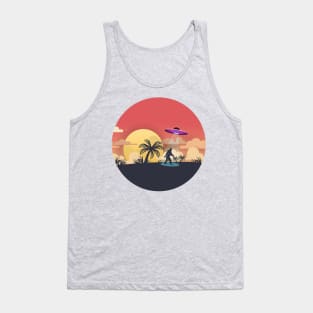 Skunk Ape Abduction 2: Electric Boogaloo Tank Top